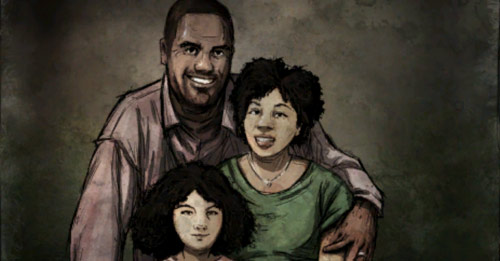 The Walking dead Clementine parents