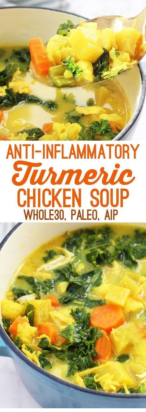 Detox Turmeric Chicken Soup (Paleo, Aip, Whole 30)