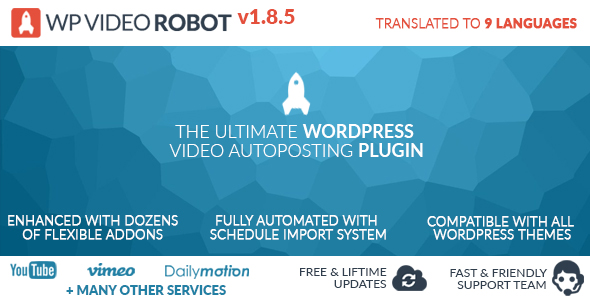 Download - Video Robot Plugin v1.8.5 For Wordpress Download - Video Robot Plugin v1.8.5 For Wordpress