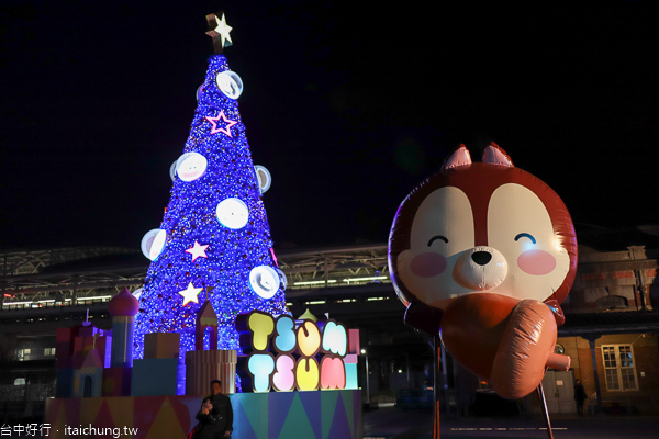 2019台中耶誕夢想世界有迪士尼主題,台中車站、綠川、柳川三大展區 2019台中耶誕夢想世界有迪士尼主題,台中車站、綠川、柳川三大展區