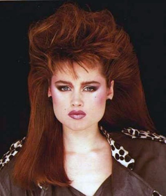 1980s The Period of Women's Rock Hairstyles Boom Vintage Everyday
