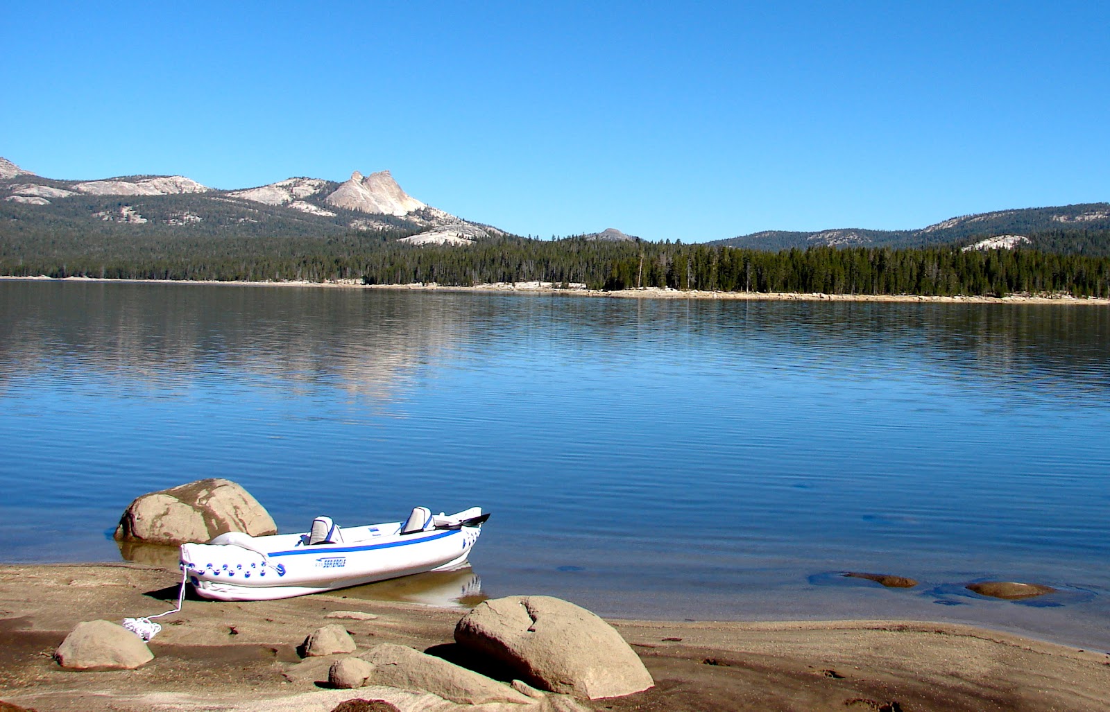 Our Four Wheel Camper Courtright Reservoir, Sierra National Forest "last time on this trail