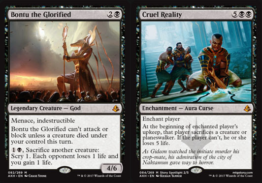 Magic the Gathering Adventures: Amonkhet Set Review: Black