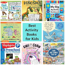 Children's activity book for kids aged 3+ Unicorns Colouring Book Purple 