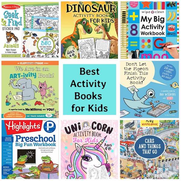 Books to keep kids busy at home