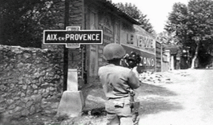 Aix en Provence war then now