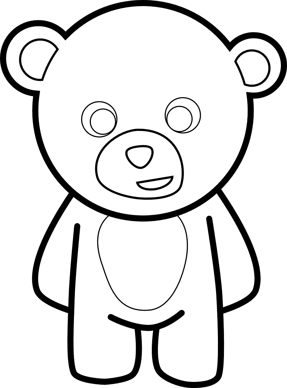 Mewarnai Gambar  Teddy Bear Free Download BLOG MEWARNAI