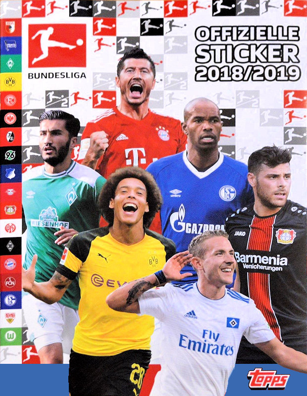 Sticker 33 TOPPS Bundesliga 2018/2019 Salomon Kalou 