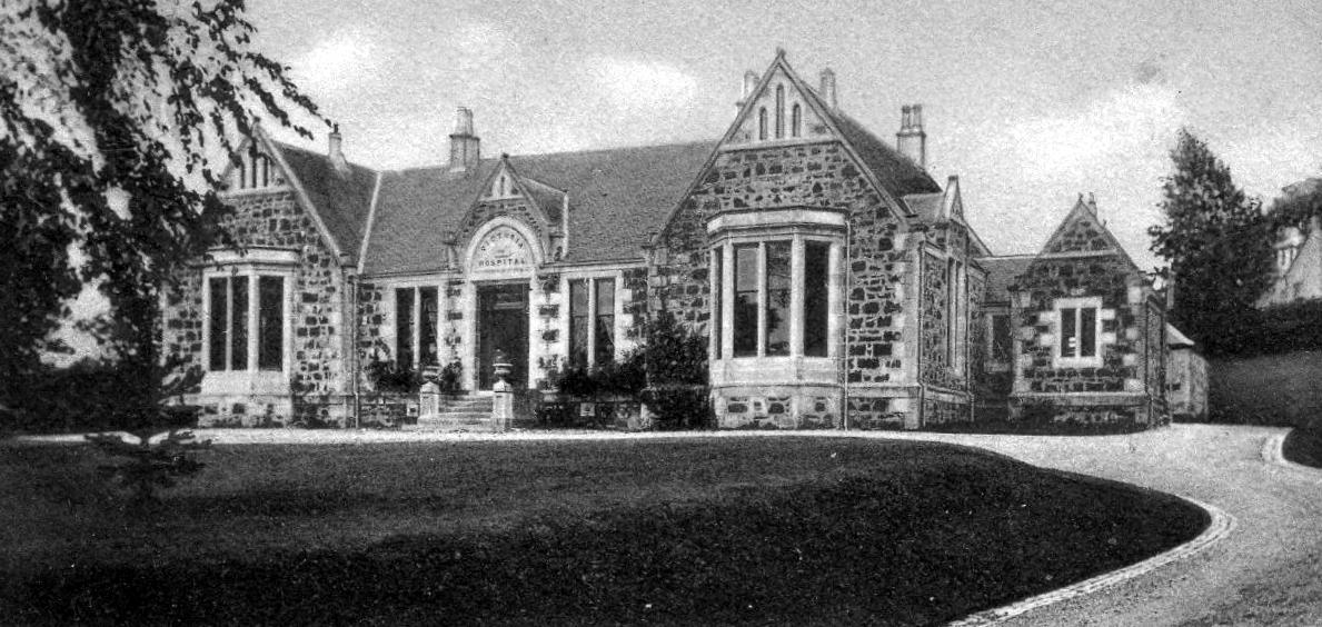 Tour Scotland Old Photograph Victoria Hospital Rothesay Scotland