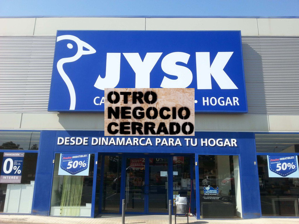 CIUDADANOS DE PARLA Jysk, otra tienda que cierra y huye de la