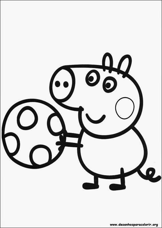 Desenhos da Peppa Pig para colorir