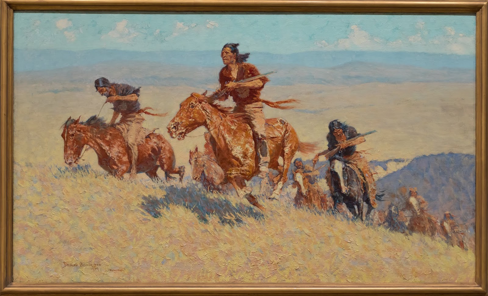 Patrick Saunders Fine Arts Frederic Remington Paintings Sid