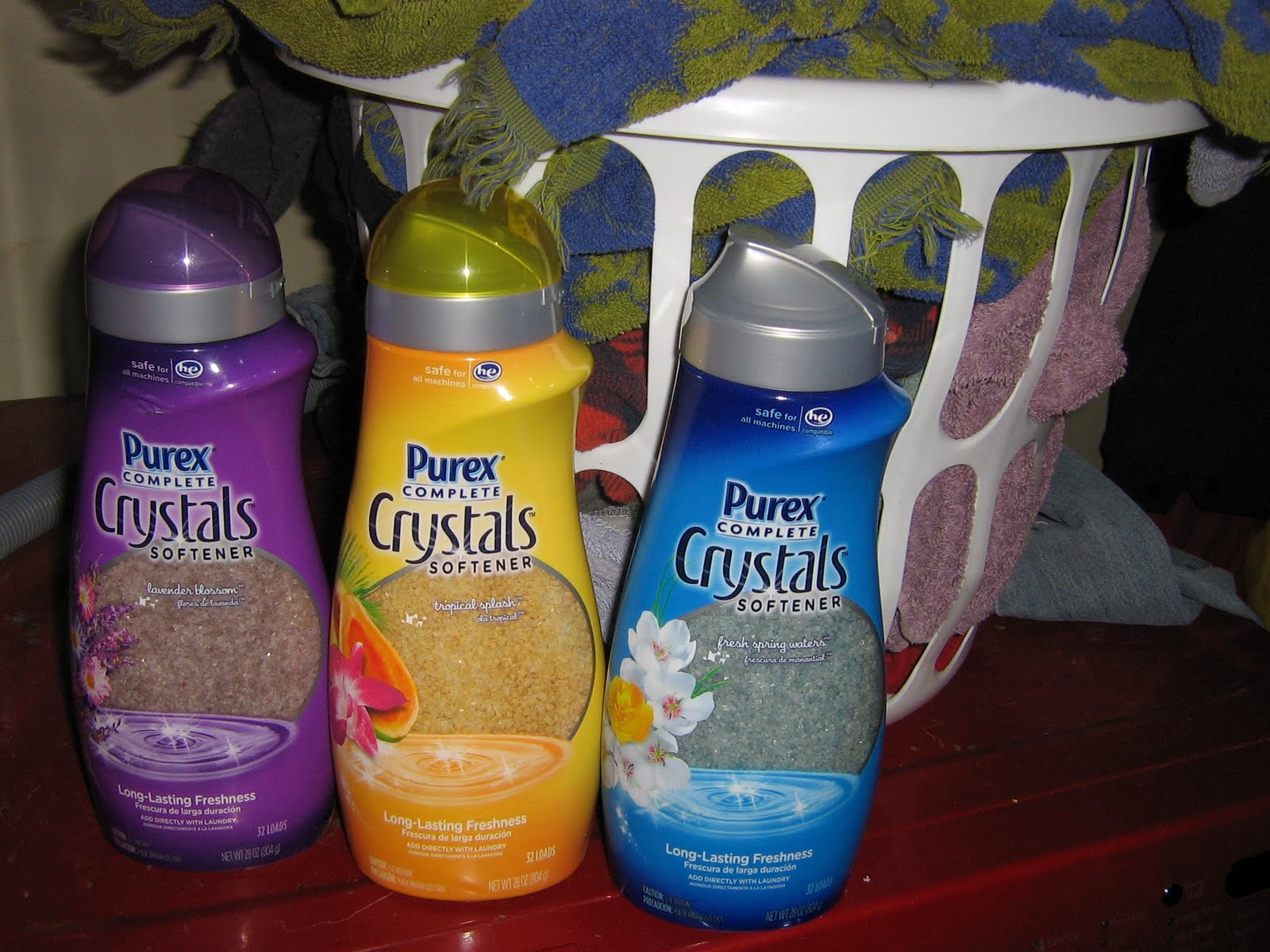 Purex Complete Crystals Softener for a Fresh Load of Laundry