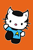 Hello Kitty in Spock costume
