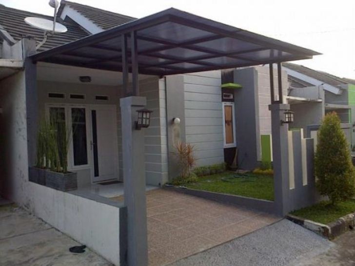 Model kanopi teras depan rumah minimalis
