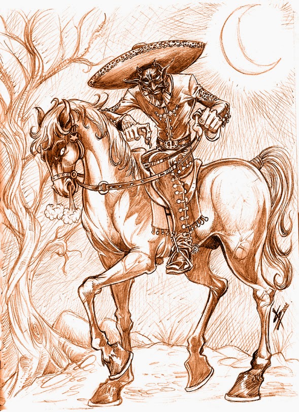 leyenda mexicana El charro negro de