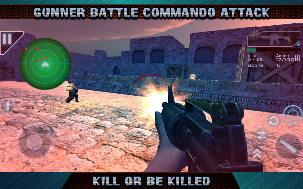 Gunner Battle Commando Attack MOD APK