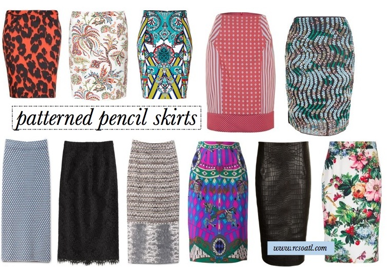 Real College Student of Atlanta: Patterned pencil skirts