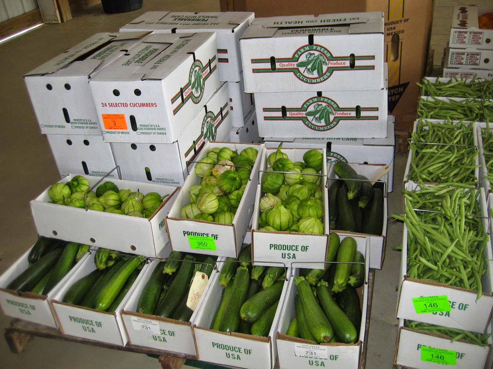 Owl Creek Produce Auction 07/25/14