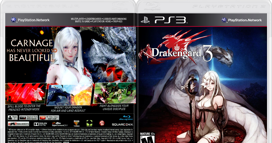 PSNPLAY3 Drakengard 3 PS3/PSN DOWNLOAD. PKG + RAP.