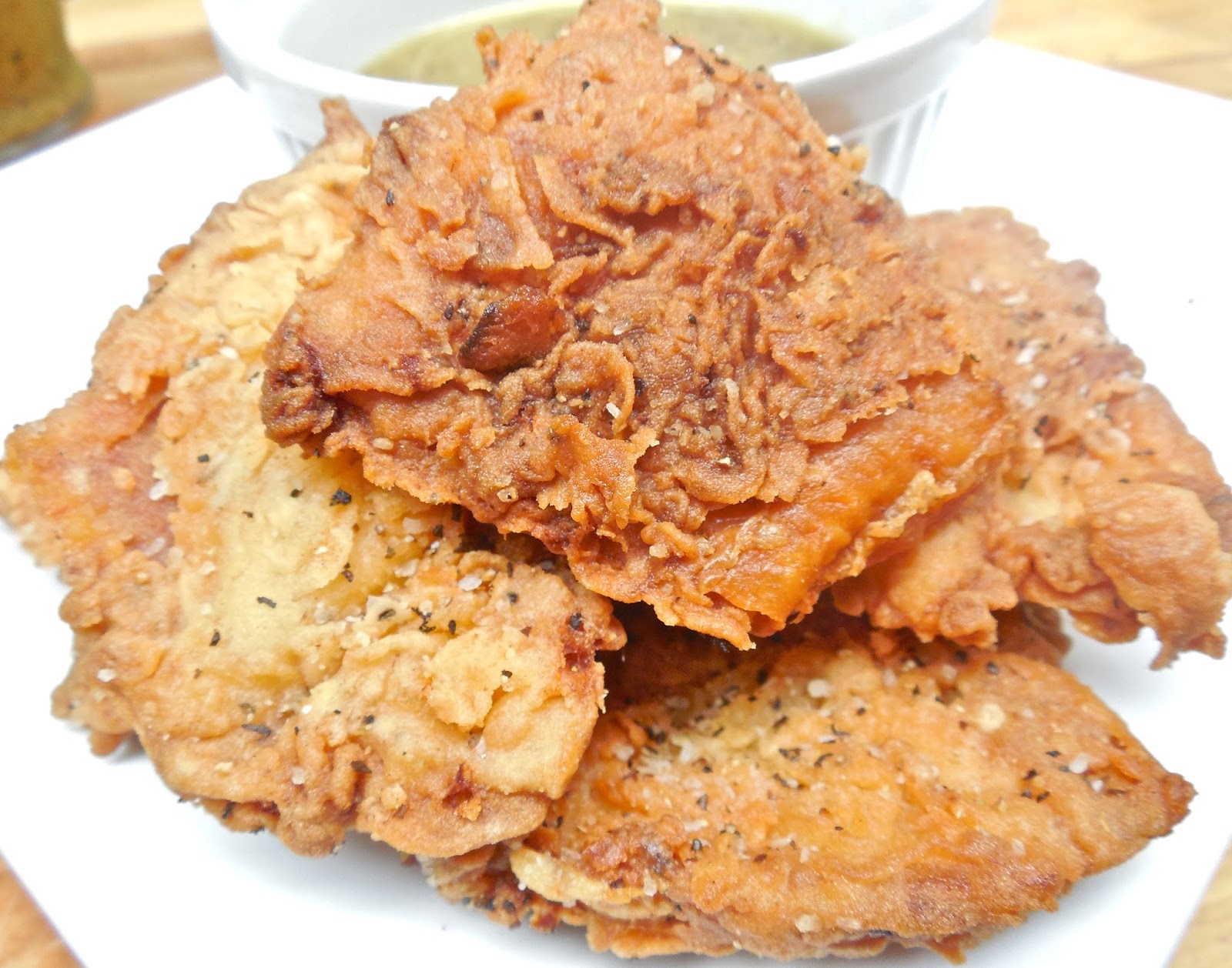 Haute + Heirloom Crispy "Chicken Fried" Chicken Skins with Homemade