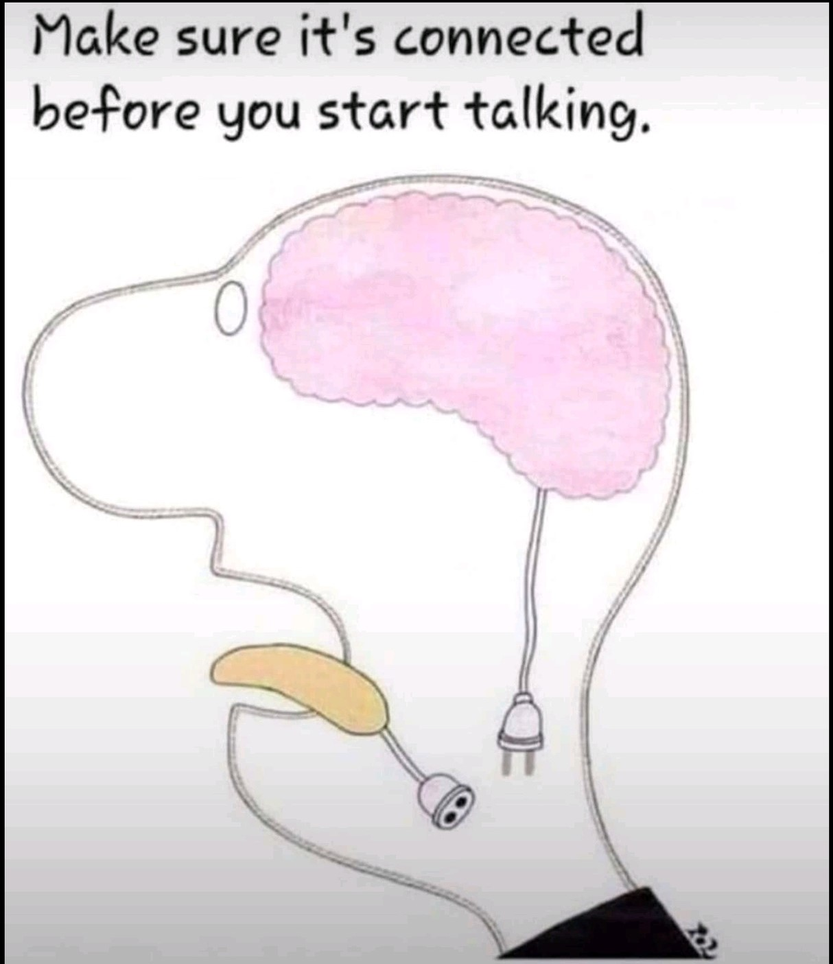 One man's Funnies Connect brain and tongue