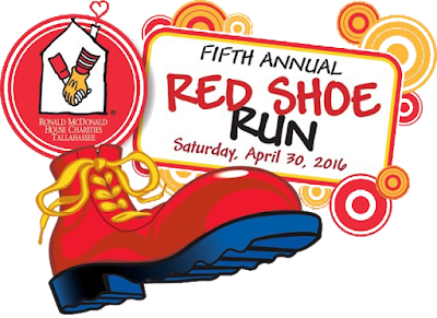 On Saturday morning, 30 April 2016, the Red Shoe Run returned to the street of the Southwood community of Tallahassee, Florida. 2016 Red Shoe Run