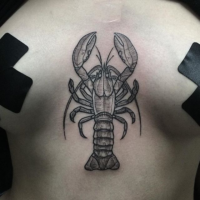 10 Lovely Lobster Tattoos