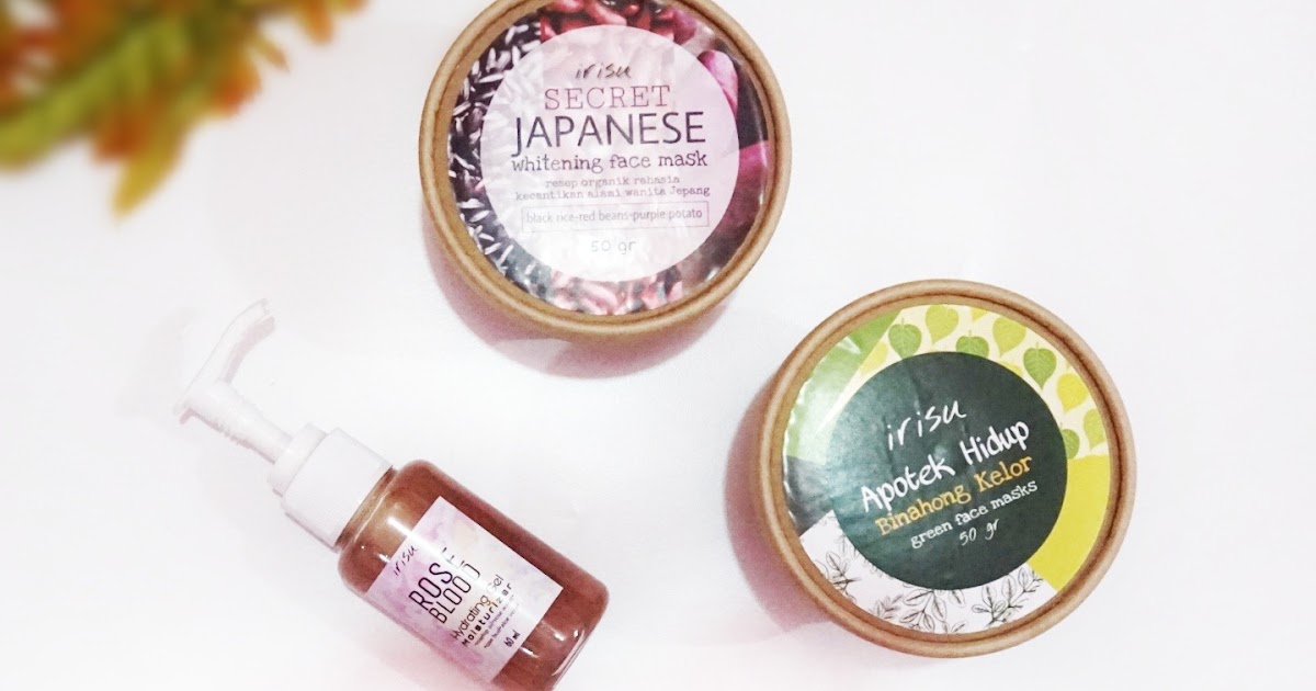Review Irisu Secret Japanese Whitening Face Mask