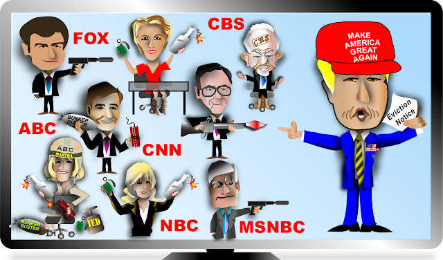 Αποτέλεσμα εικόνας για TRUMP vs media