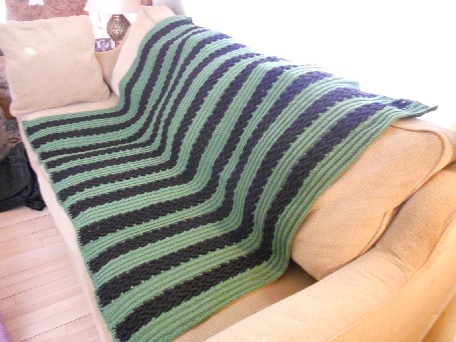 Craftin' Herringbone Afghan