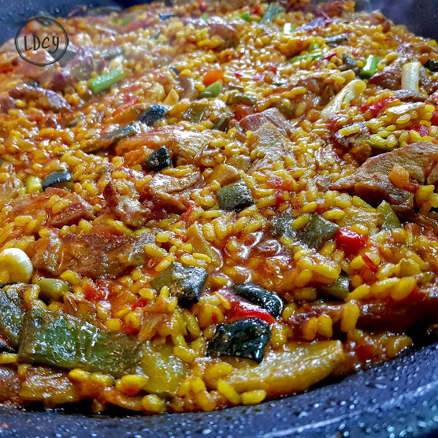 Arroz Con Magra Y Verduras/ Rice With Lean Meat And Vegetables
