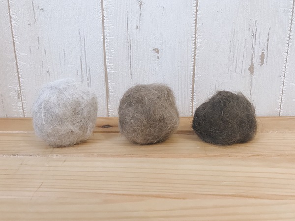 猫3匹分の毛玉