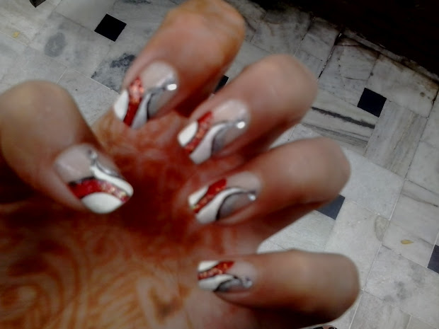 beautiful nail art design - creative