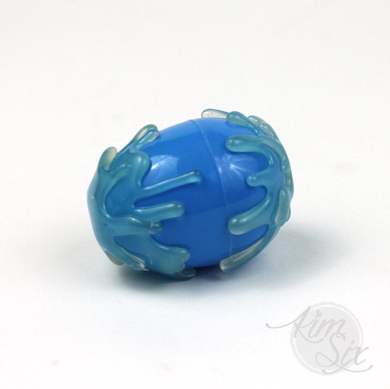 And as cool as the eggs looked with the glue, I wanted them to be