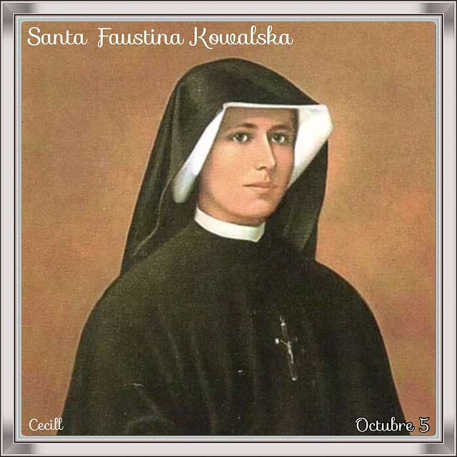 ® Santoral Católico ® IMAGEN DE SANTA FAUSTINA KOWALSKA