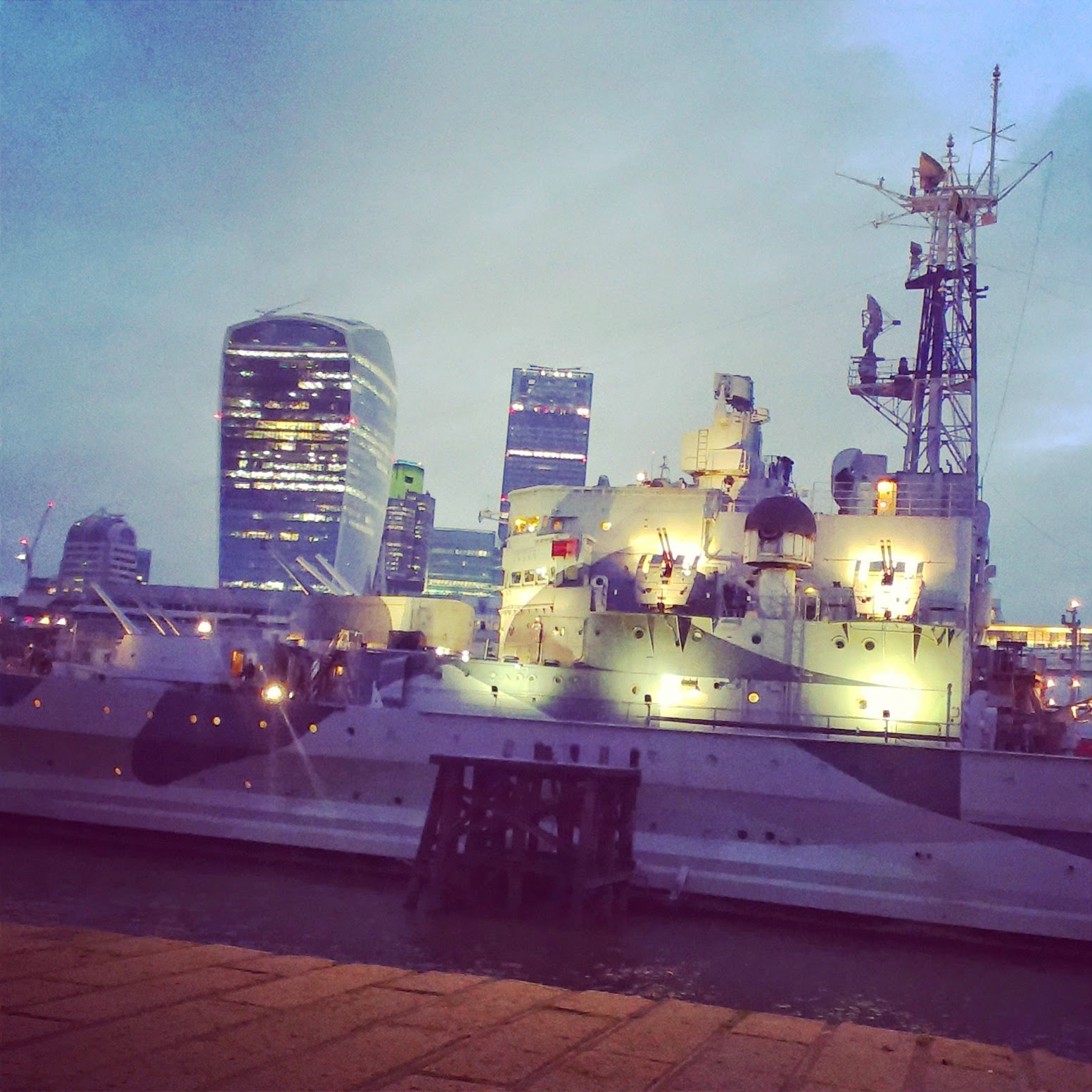 4pm - HMS Belfast