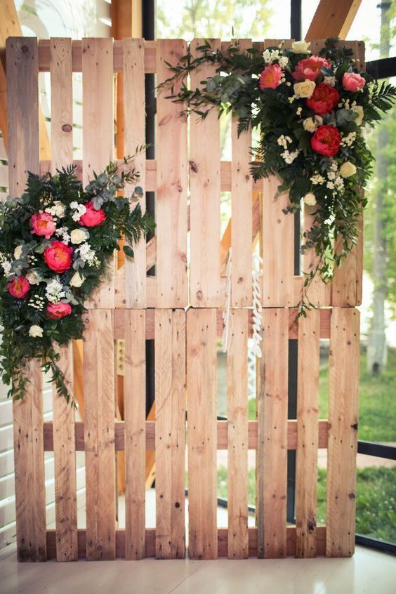 DIY Rustic Decorations Made of Pallets for Your Wedding Do it