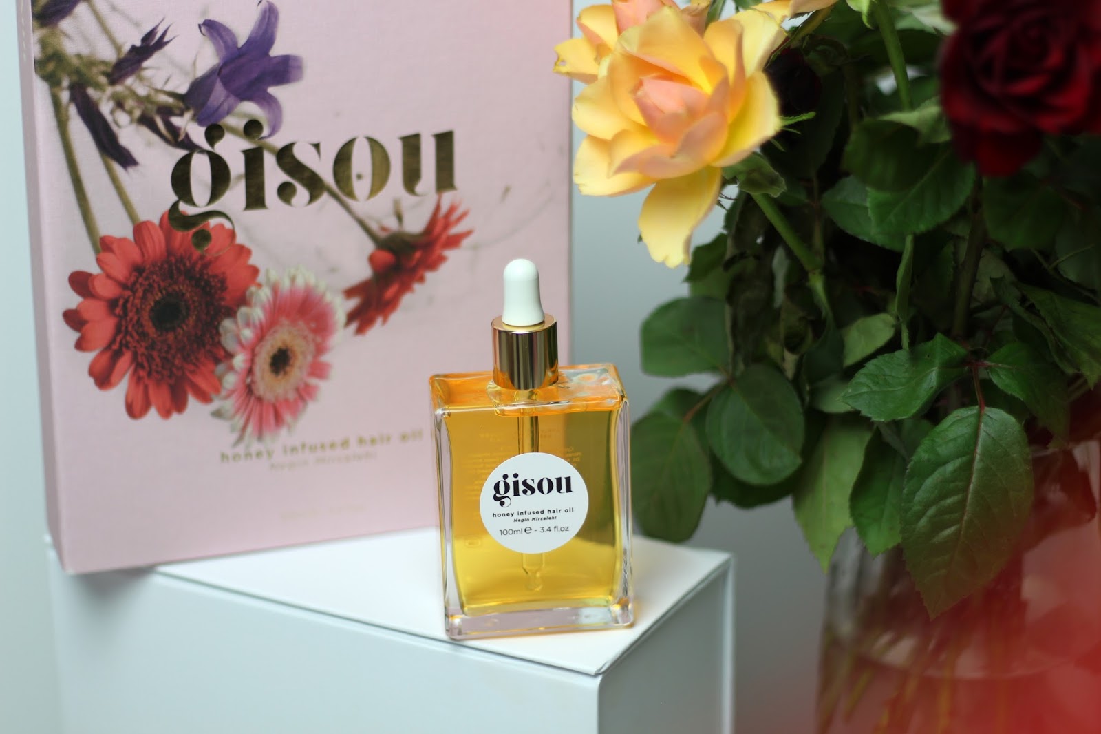 Gisou - honey hair oil by Negin Mirsalehi