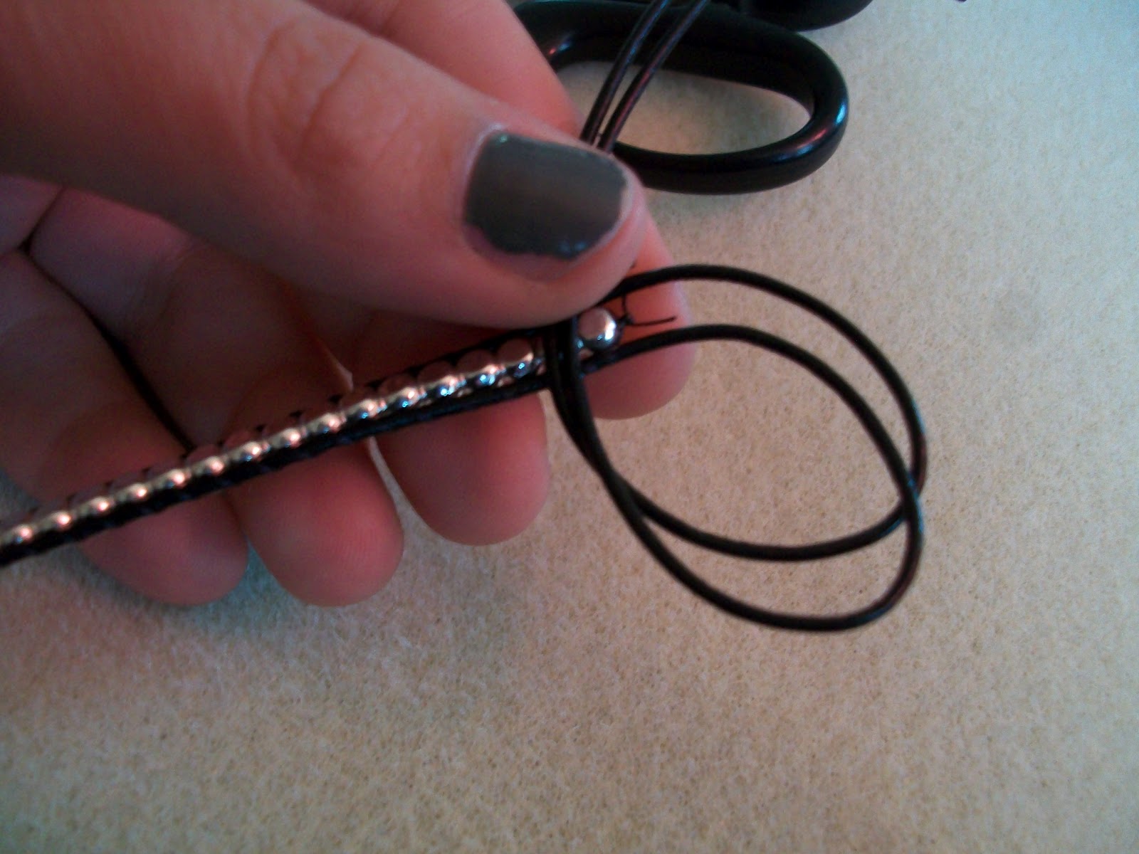 The Eclectic H Leather Wrap Bracelet Tutorial