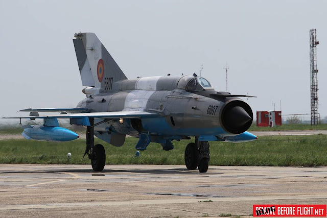 Romanian MiG-21 Flying Display RIAT