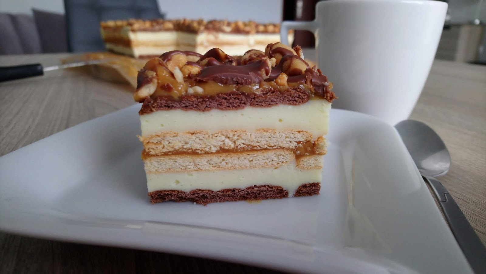 Ciasto Snickers Bez Pieczenia Kwestia Smaku kulinarneeprzygody.blogspot.com