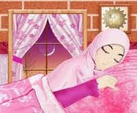 Gambar Animasi Cewek Berjilbab Muslimah Galau - kata seorang gadis