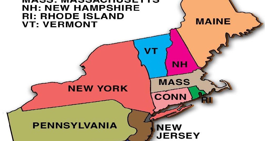 How Many States Are In The Northeast Region How Many States Are In The Northeast Region