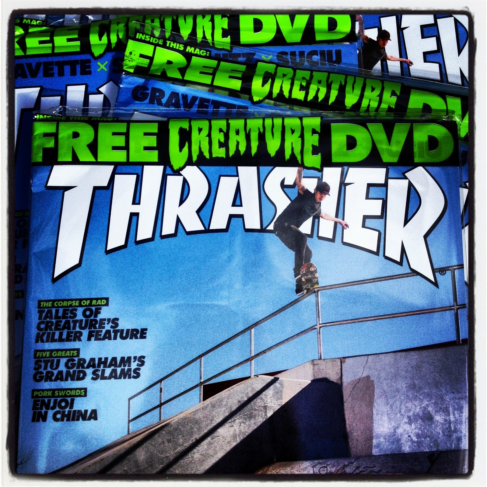 Triumferende Konvention Mistillid Prime Skate Shop: New Thrasher Mag with Free Creature DVD in
