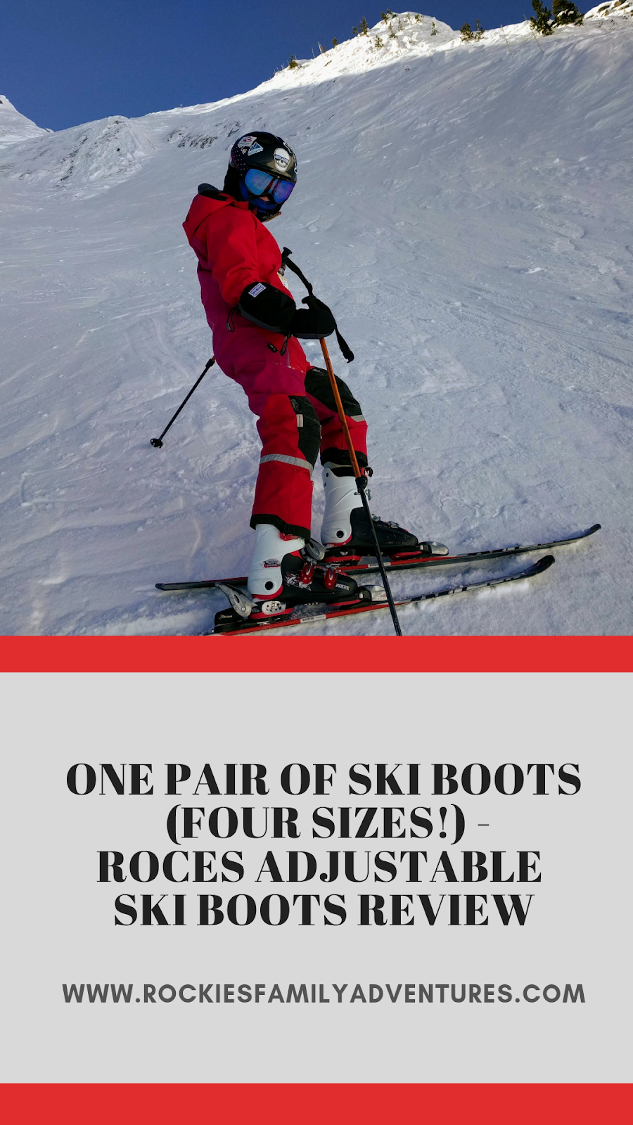 roces adjustable ski boots
