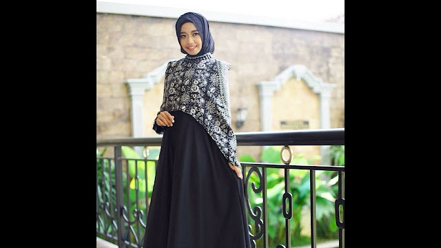 Kumpulan Model Gamis Batik Kombinasi Modern, Simple, Elegan dan Kekinian