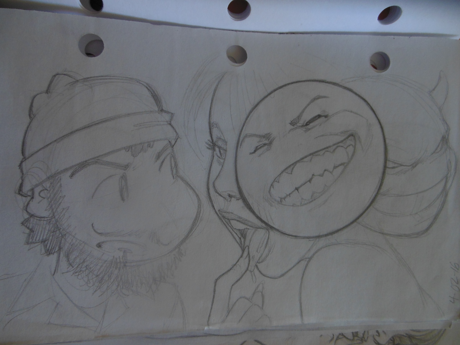 These were the only sketches that I could post that were not explicit. 
