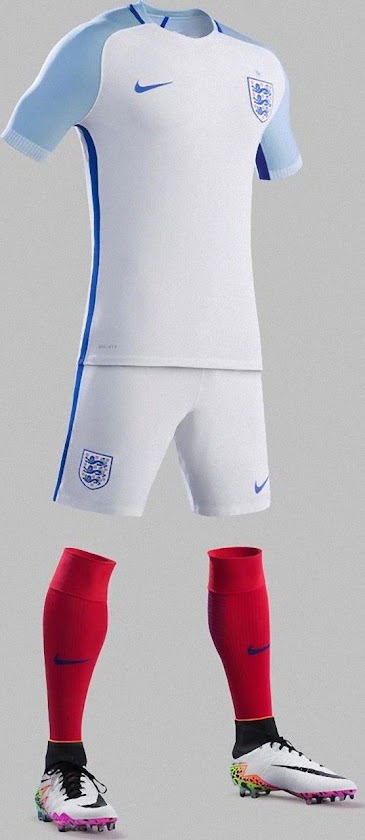 イングランド代表 ユーロ2016 ユニフォーム-ホーム
