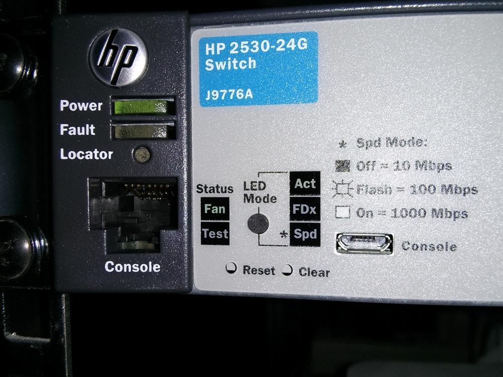 HP ProCurve USB Console, HPN Serial Port